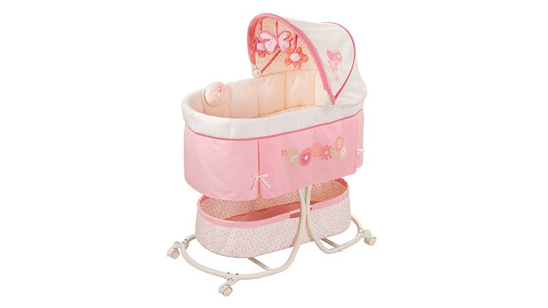 Summer-Infant-Soothe-&-Sleep-Bassinet-with-Motion-Lila